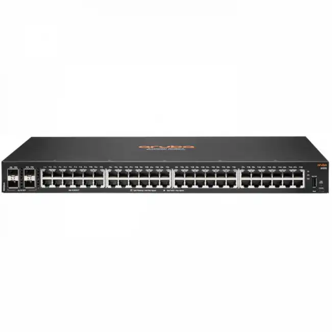 Коммутатор HPE Aruba 6000 48G 4SFP R8N86A (1000 Base-TX (1000 мбит/с), 4 SFP порта)